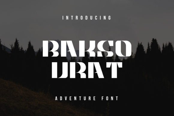 Bakso Urat Font for Bold Branding and Creative Displays