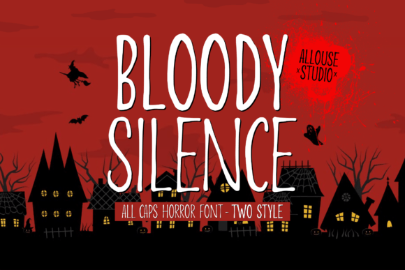 Bloody Silence: A Display Font for Bold Branding and Breathtaking Visuals