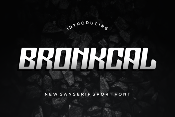 Bronkcal Font: A Modern Display Typeface for Creative Branding