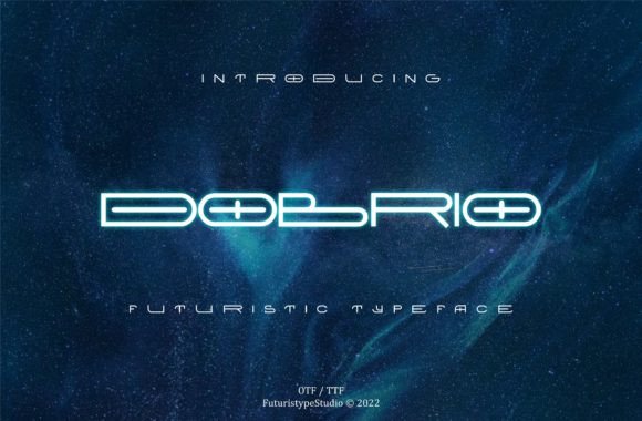 Dobrio Font: A Futuristic Typeface for Creative Branding Projects