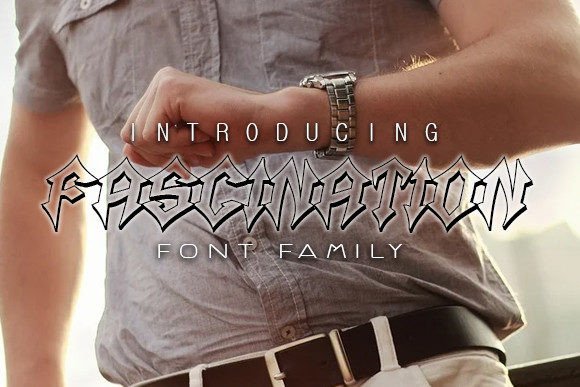 Fascination Display Font for Creative Projects