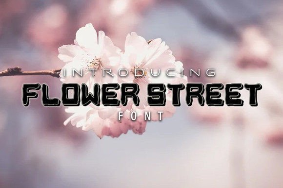 Flower Street Font for Creative Makers and Shop Owners