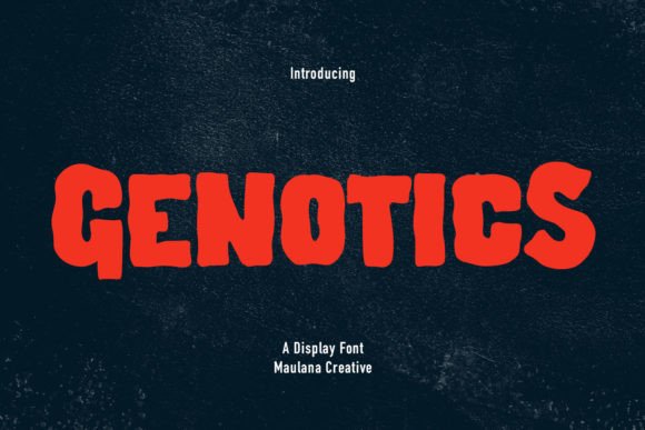 Genotics Font for Creative and Editorial Design Projects