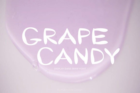 Grape Candy Font: A Playful Typeface for Business Branding