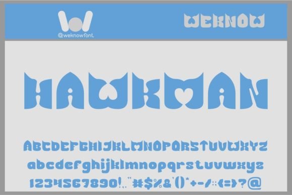 Hawkman Font for Memorable and Modern Branding