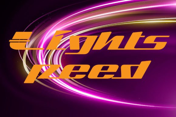 Lightspeed Font for Web Design