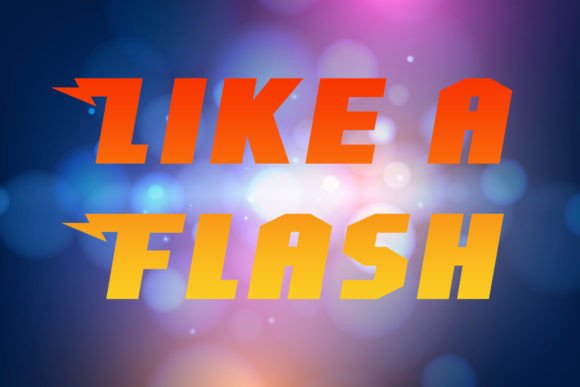 Like a Flash: A Bold Font for Editorial Design