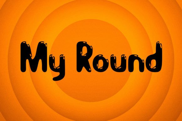 My Round Font for Creative Design