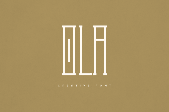 Ola Display Font for Editorial Design