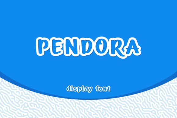 Pendora Font: A Handmade Display Typeface for Creative Projects