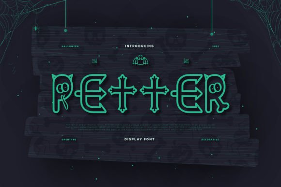 Petter Font: Eccentric Display Typography for Creative Projects