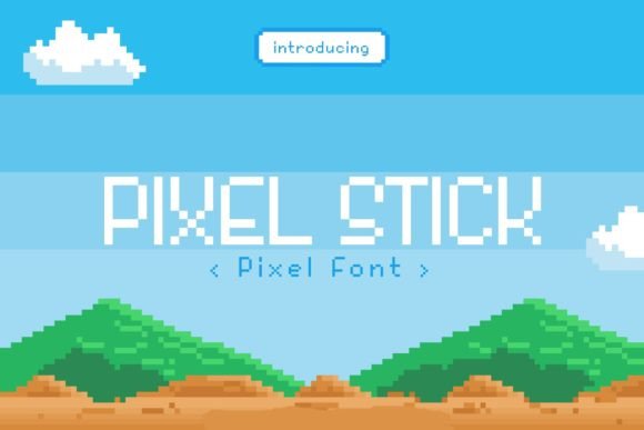 Pixel Stick Font Review: A Retro Display Typeface for Creative Projects