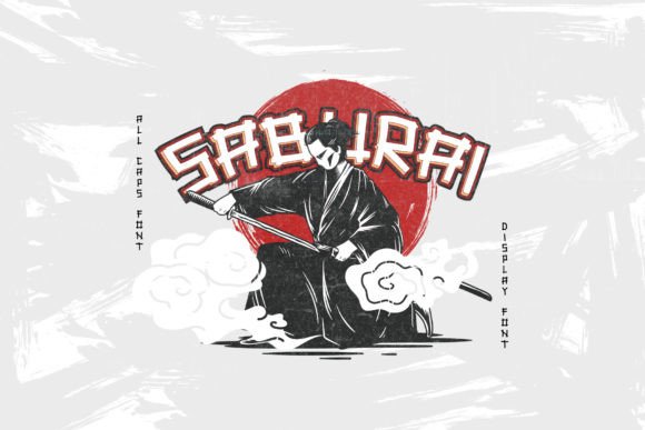 Saburai Font for Japanese-Inspired Branding and Display Projects