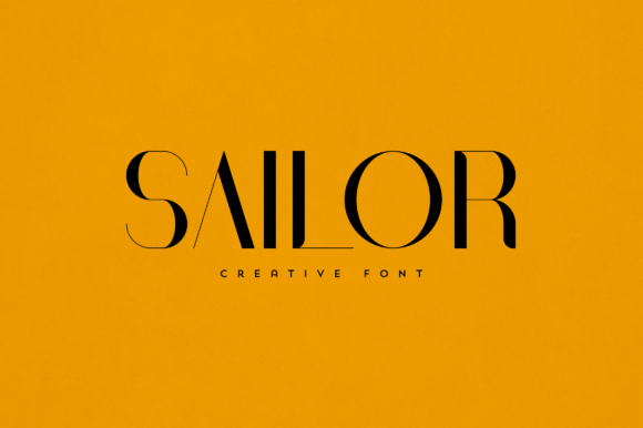 Sailor Font: A Display Typeface for Editorial Elegance