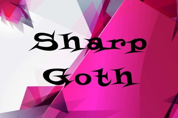 Sharp Goth Font: Gothic Typography for Digital Design