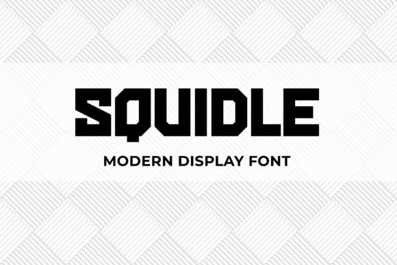 Squidle Display Font for Bold and Modern Web Design
