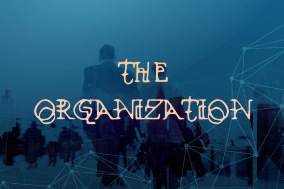 The Organization Display Font for Creative Makers