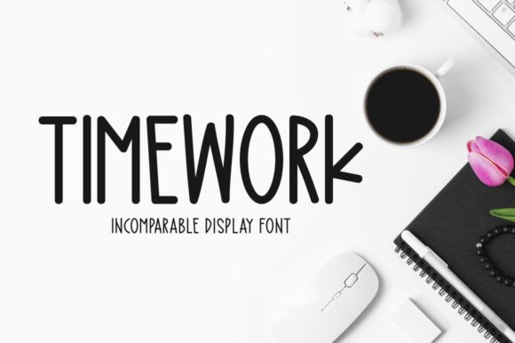 Timework Display Font Review for Branding Projects