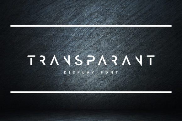 Transparant: The Clean Display Font for Memorable Branding