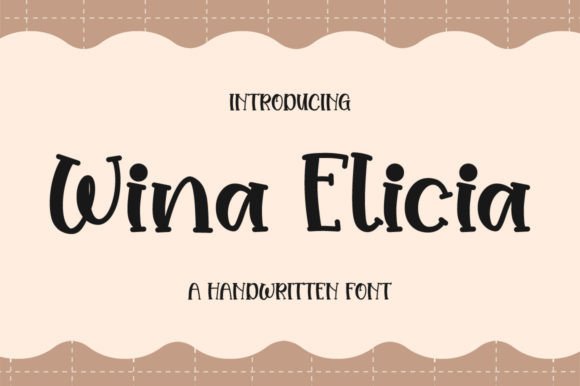 Wina Elicia: A Playful Serif Font for Editorial Design